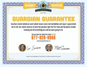 guardian-guarantee-certificate | Guardian Roofing, Gutters & Insulation Guardian Guarantee Certificate