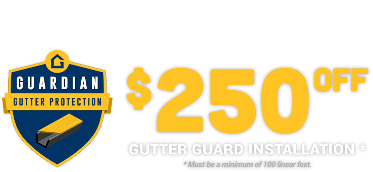 Get $250 Off Gutter Installation