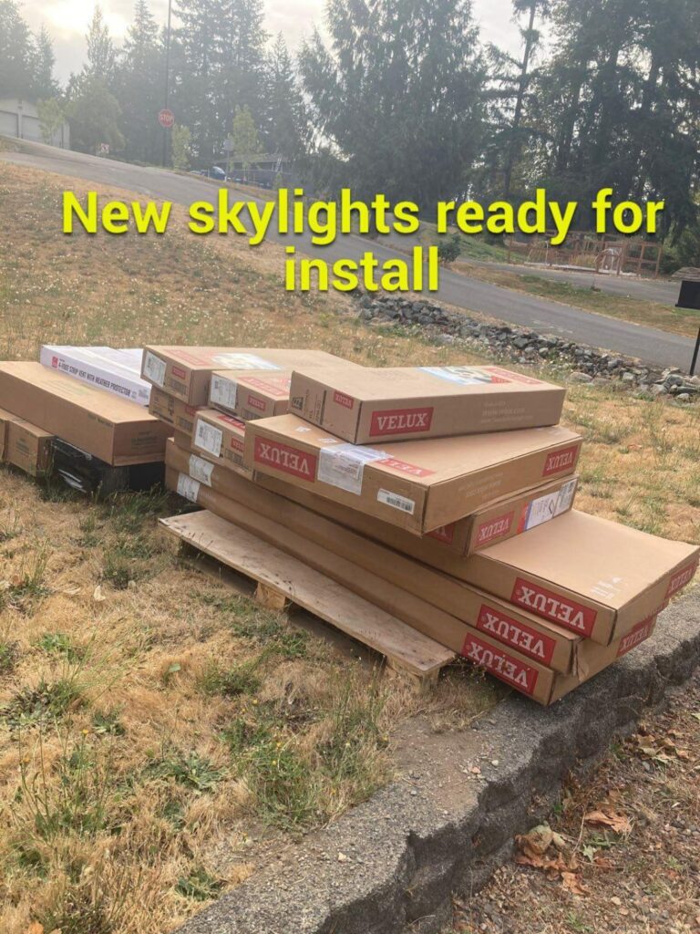 skylights-ready-for-install | Guardian Roofing, Gutters & Insulation Skylights ready to be installed by Guardian Roofing & Gutters