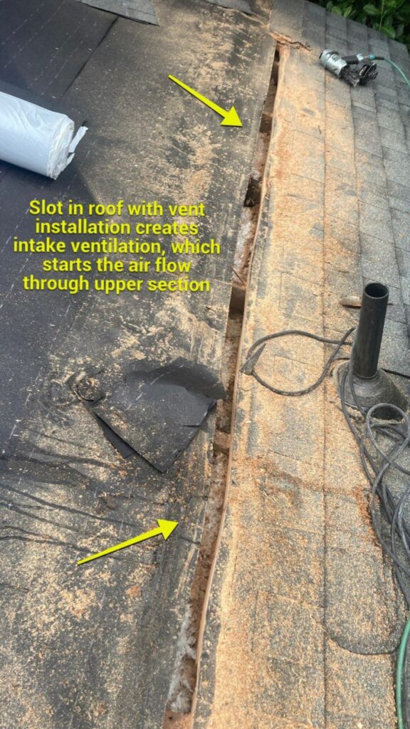 slot-in-roof-ventilation | Guardian Roofing, Gutters & Insulation Slot in roof ventilation