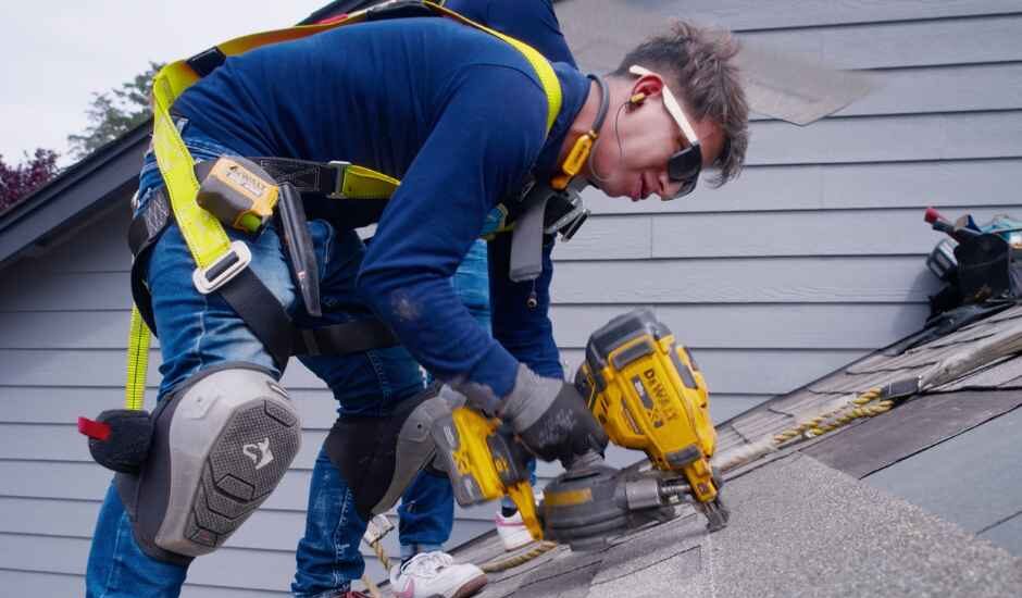 Conducting roof repair after an inspection