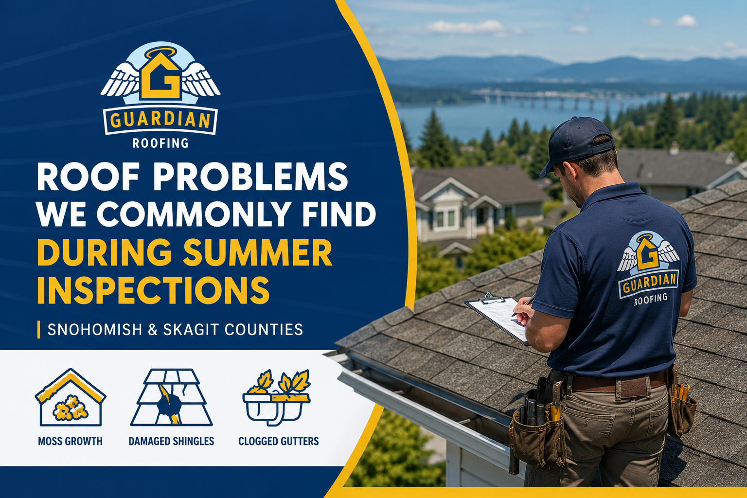 snohomish skagit county roof inspection summer
